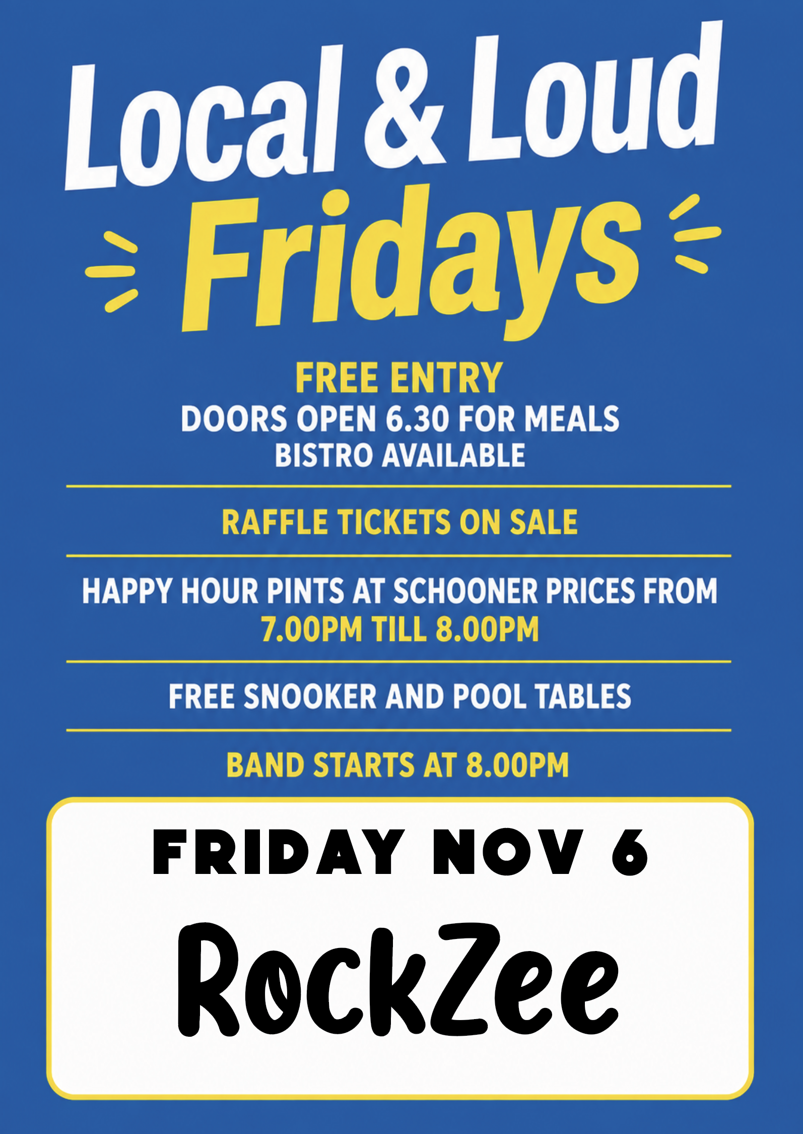 Friday Local & Loud